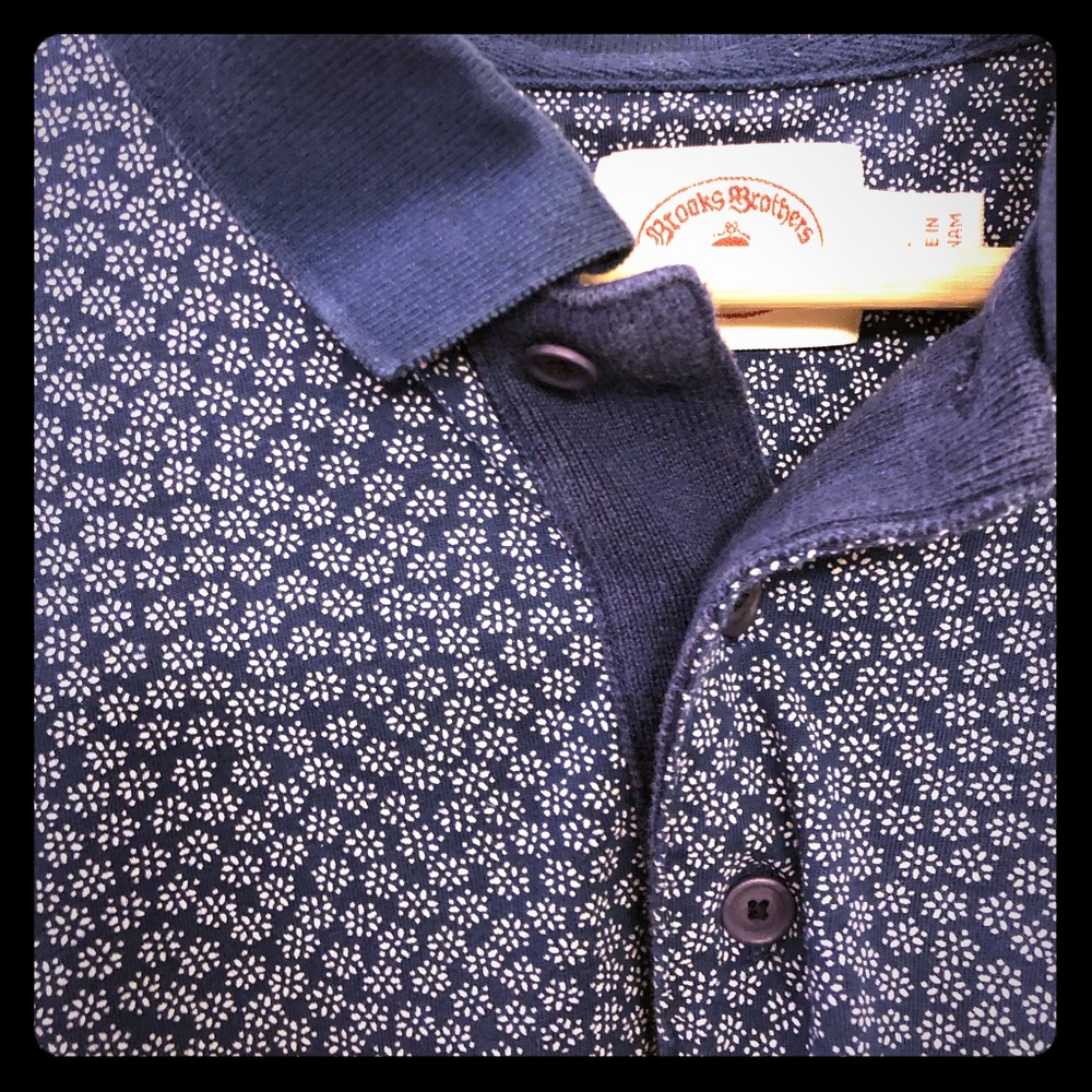 Brooks Brokers Small Flower Polo